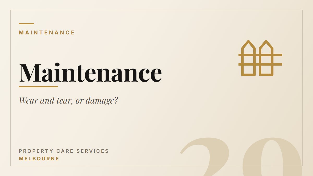 Repainting a Rental in Victoria: Fair Wear and Tear vs Damage